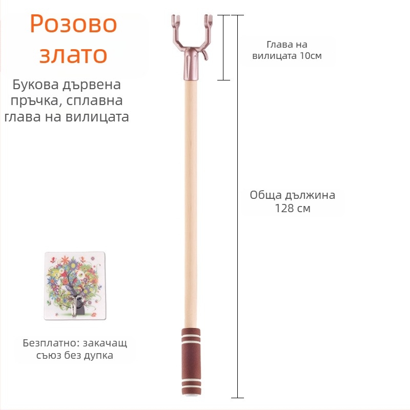 Държач за дрехи от неръждаема стомана за балконско сушене — Материал: неръждаема стомана; Категория: държач за дрехи; Приложение: балкон