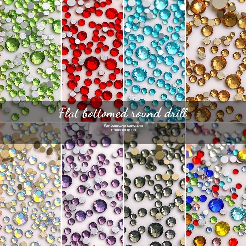 Бижута за нокти - оксид на алуминия, основна опаковка, произход Гуандун, за общо ползване