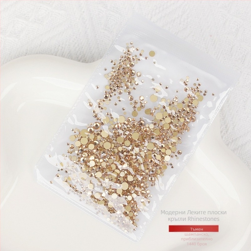 Бижута за нокти - оксид на алуминия, основна опаковка, произход Гуандун, за общо ползване