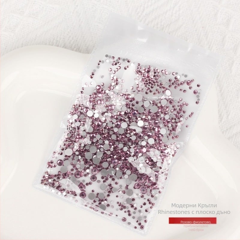 Бижута за нокти - оксид на алуминия, основна опаковка, произход Гуандун, за общо ползване