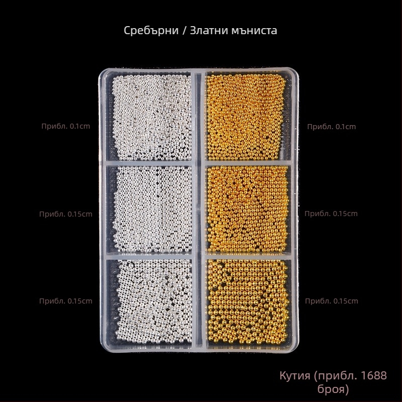 Маникюрни кристали Poshman, Princess Series, Flat Bottom Drill, Bow & Butterfly модел, сладък стил