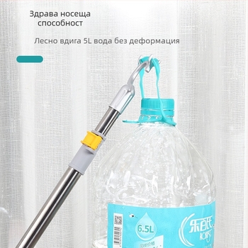 Вилица за сушене на дрехи от неръждаема стомана и пластмаса - за балкон, стил лайт лукс, Guanya Chengli