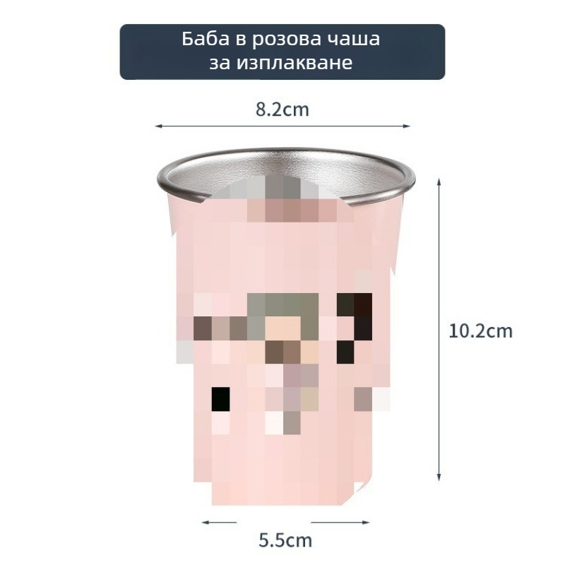 Чаша за четки за зъби, стенно монтирана, за семейство, материал: копринено цвете