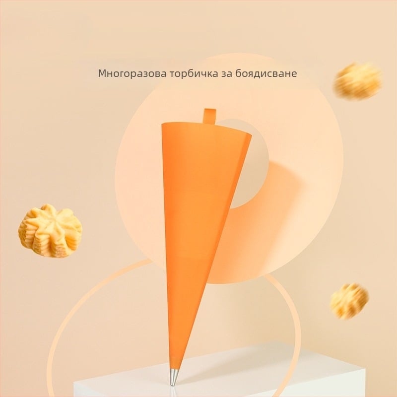 TPU кондитерска торбичка за декорация - повторно използваема, връх от силикон за храни