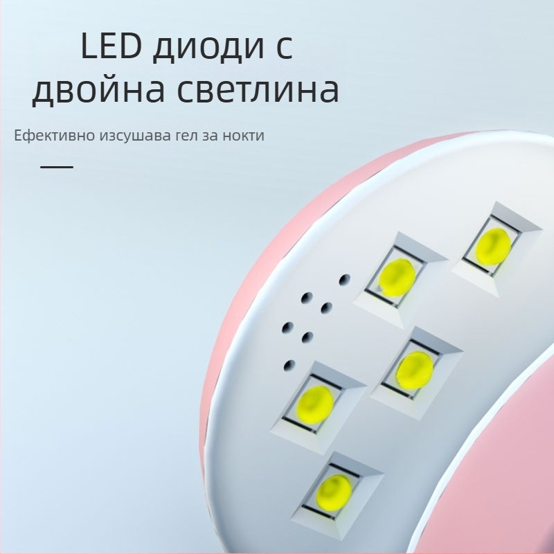 SAMVI Sunmini USB преносима UV лампа за нокти – компактна лампа за маникюр, презареждаща, 100 g