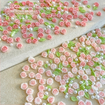 Аксесоари за маникюр, мотив роза, смола, серия Princess