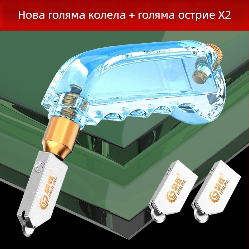 Нож за рязане на стъкло Jingling — модел Ordinary Glass Knife, марка Jingling, приложение: универсално, дебелина на рязане: универсална