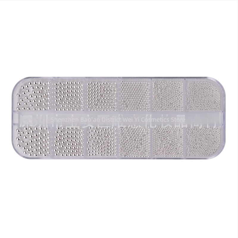 Monja комплект метални мъниста за маникюр, опакован в дълга лента, модел Candy, 67 g