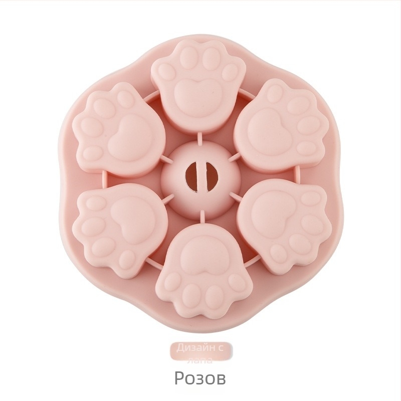 Силиконова форма за бебешко хранене за пара и печене – хранително качество, карикатурен дизайн, нестандартна форма за кекс, за семейна кухня