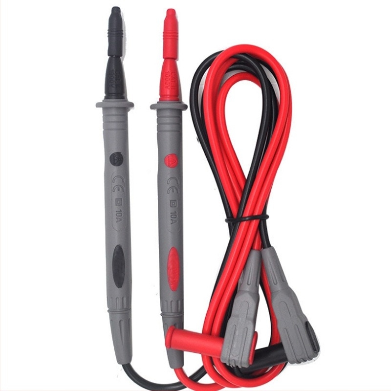 Пробник за мултицет – висок ток, изключително остър и фин връх; универсален тип; глава от 304 неръждаема стомана, никелирана латунна кръстовидна глава; PVC изолиран 42-ядрен кабел