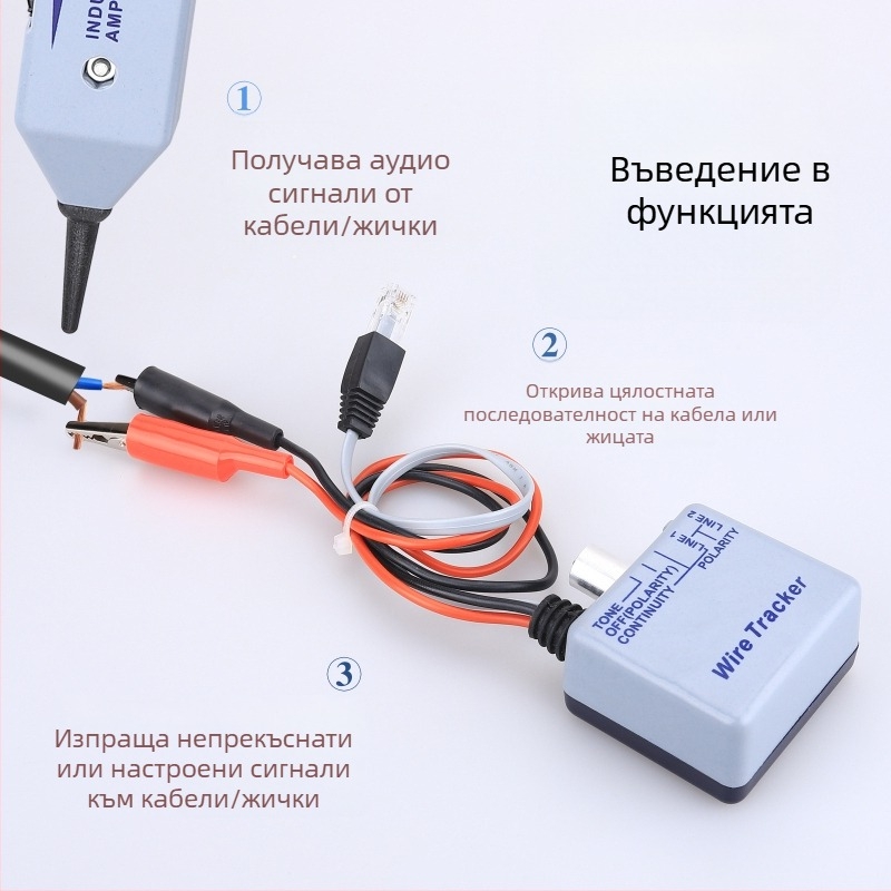 Мрежов тест инструмент - модел 77hp2, марка Xianjing, функция: търсене на кабел, тегло 500 g