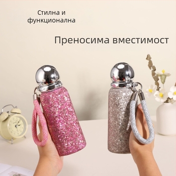 Титанова изолирана чаша, 6–12 ч. задържане на температурата, капак с резба, преносима, подаръчна опаковка