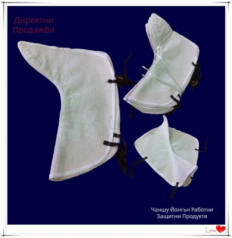 Многократен канвасен предпазник за крак за заваряване, висок връх, защита от искри и пръски