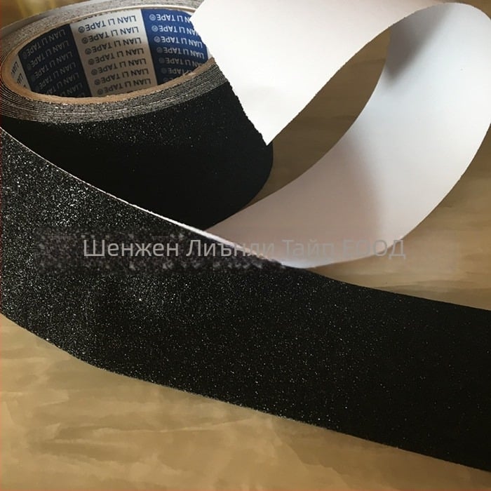 LL-10R65 PET противохлъзгаща лента за стъпала и подове, текстурирана повърхност с три лепилни слоя за стабилизация на песъчена текстура, водоустойчива и UV-устойчива, износоустойчива, екологична и нетоксична, персонализирана обработка