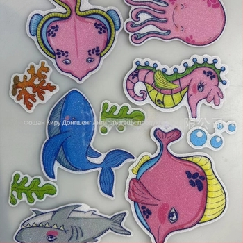 Антихлъзгащи лепенки за баня, PE основа, 0.8 мм дебелина, водоустойчиви, износоустойчиви, Rising Sun