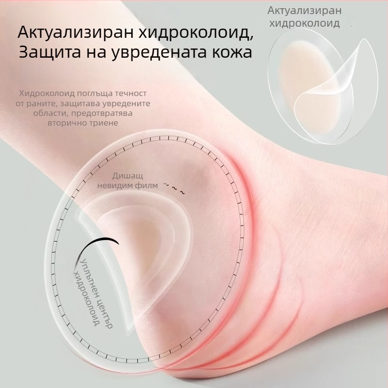 Невидими лепенки за петата – антиизносваща лента за обувки; подходящи за маратонки, кожени обувки и ботуши; за всички сезони