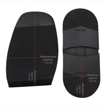 Гумена пета подложка и защитна лента за подметка — износоустойчива, нехлъзгаща се, безшумна