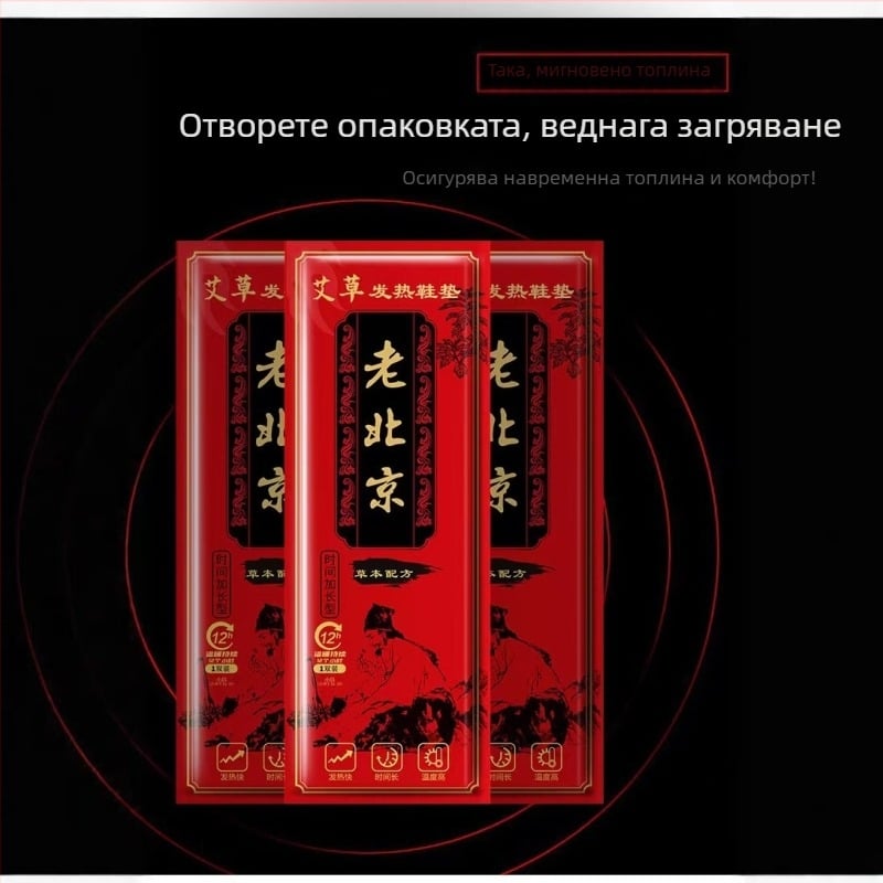 Стелки за отопление за пантофи - Унисекс, Класически стил, USB захранване