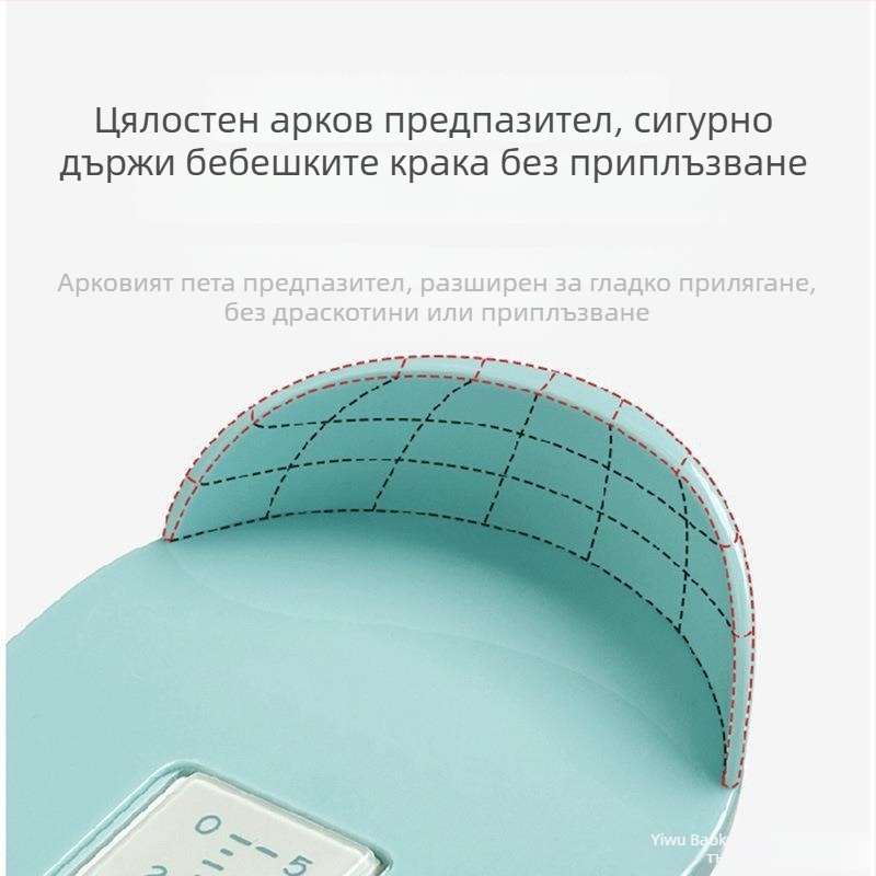 Детски измерител на крак за обувки, ABS материал, измервателен диапазон 0–19 см, пакет от 100 броя, за домашна употреба