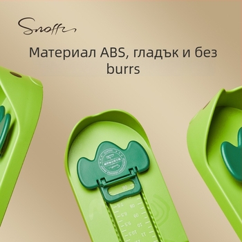 Snoffy измервател на дължината на крака за бебета и деца – домашна употреба, ABS пластмаса, инструмент за измерване на дължината на крака за обувки