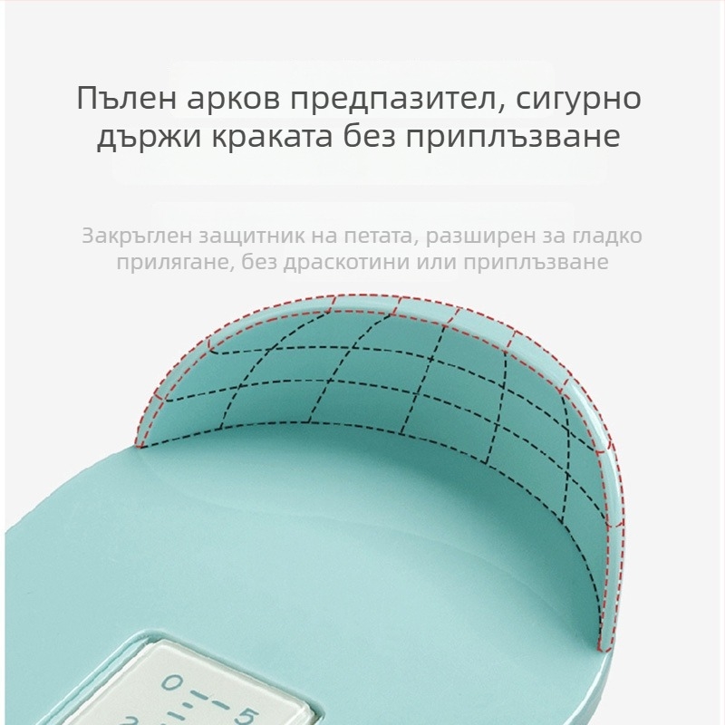 Детски измервател на дължина на крака, ABS, модел 006, обхват 0–19 cm, опаковка 100 бр.