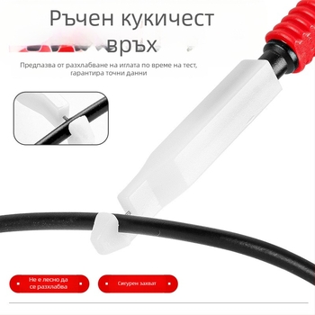 Musen Hall: Пробна сонда за автомобилни електрически вериги с универсални удължаващи върхове за мултицет