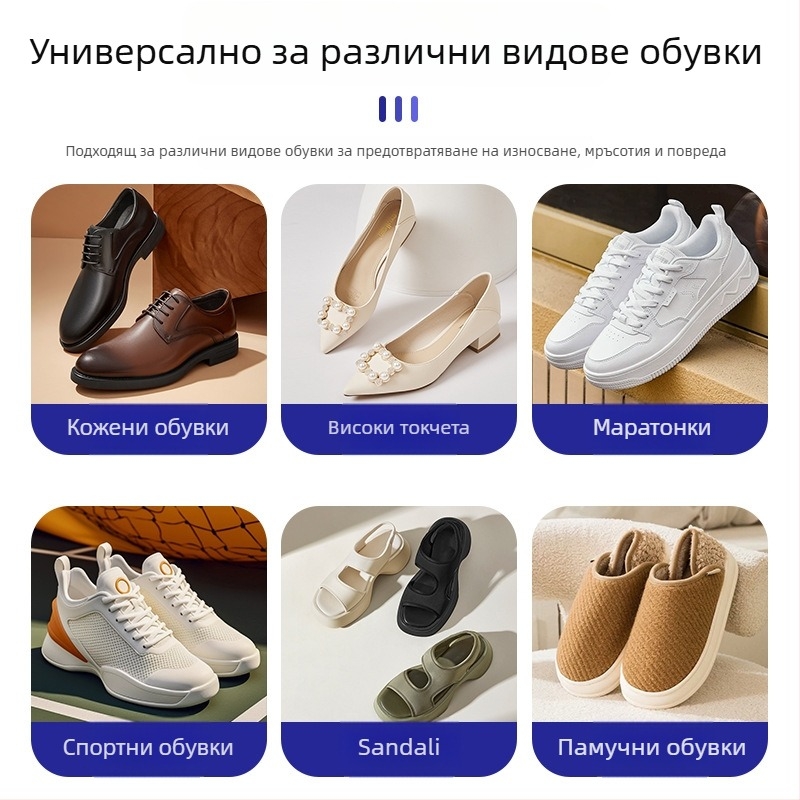 PVC филм за защита на подметката на обувки, висок вискозитет, дебелина 0,1 мм, защита от прах, против замърсяване и хлъзгане, без остатъци