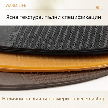 Ръчно изработени кожени обувки, Forefoot стил, модел Fine Ripple, марка With the Ball, гумена подметка (Стил: Forefoot; Модел: Fine Ripple; Марка: With the Ball; Материал: Rubber)