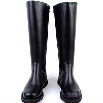 Cosplay ботуши до коляното за мъже, горна част от синтетична кожа, подплата от микрофибър, гумена подметка