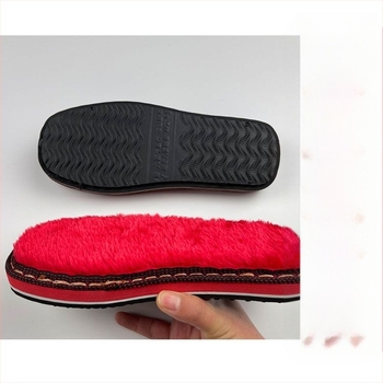 Подметки за пантофи - нехлъзгващи се, издръжливи, топли, ръчно тъкани от пяна гума, за всички сезони, ежедневен стил