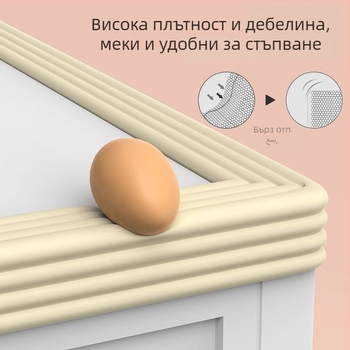 Общежитийни стъпала за горни и долни легла с противохлъзгащи подложки за стъпала и пяна мат за стълби и парапети — Friendly, nbr, спалня, модерен стил