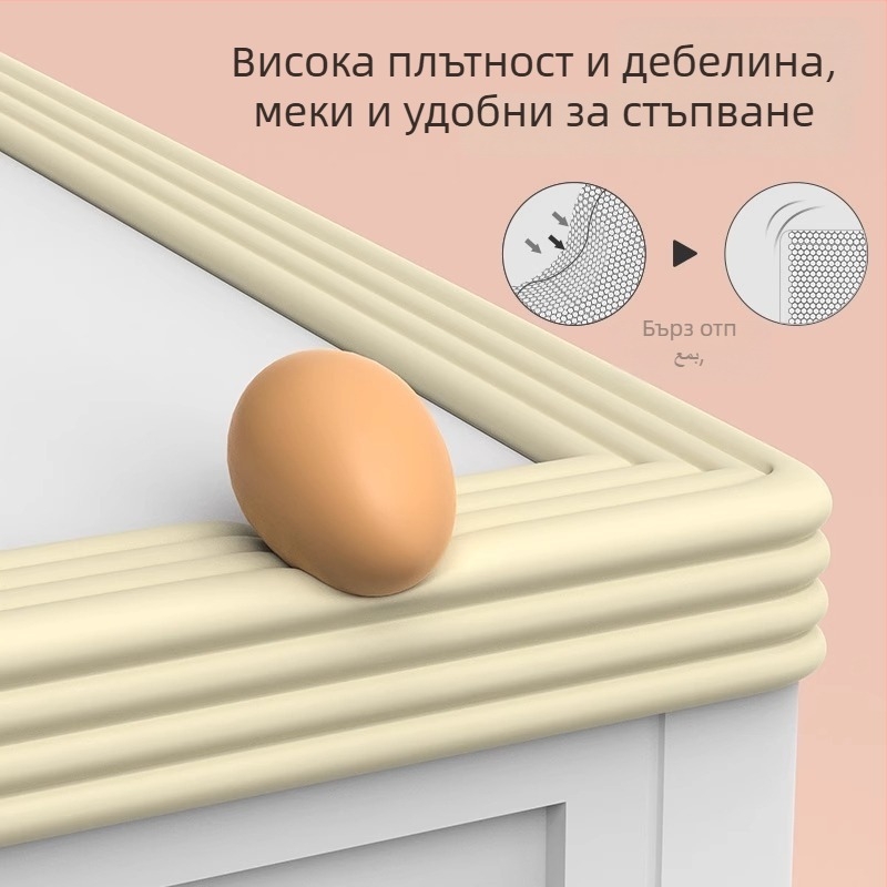 Общежитийни стъпала за горни и долни легла с противохлъзгащи подложки за стъпала и пяна мат за стълби и парапети — Friendly, nbr, спалня, модерен стил