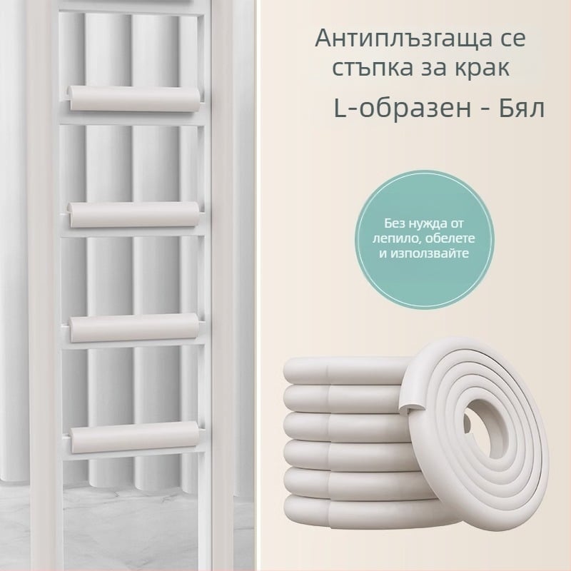 Общежитийни стъпала за горни и долни легла с противохлъзгащи подложки за стъпала и пяна мат за стълби и парапети — Friendly, nbr, спалня, модерен стил