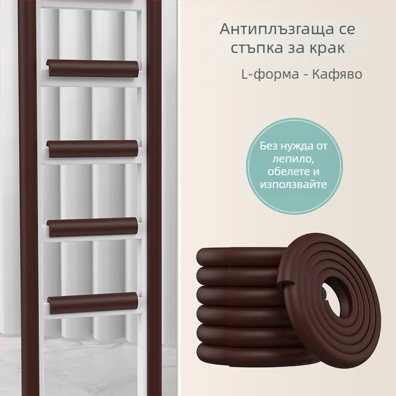 Общежитийни стъпала за горни и долни легла с противохлъзгащи подложки за стъпала и пяна мат за стълби и парапети — Friendly, nbr, спалня, модерен стил