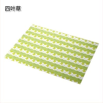 Самозалепващи противохлъзващи се подложки за кухня и баня, полиестер, квадратна форма, печатни мотиви за плочки: океан, геометрия, облаци, карикатури, растения, миещи се