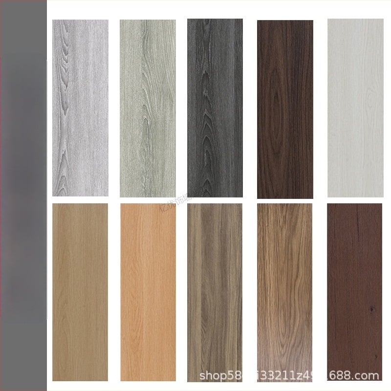 PVC самозалепващи подови панели с имитация на дървесина — правоъгълна форма, машинна изработка, персонализация налична, стил модерен китайски, марка Yiyou decoration, подходящи за хол, спалня, кухня и търговски пространства