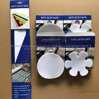 Антихлъзгащ се баня стикер PEVA Rubber, водоустойчив, абразионно устойчив, 0,8 мм, акрилна лепилна система, подходящ за гладки повърхности, приятелски към кожата