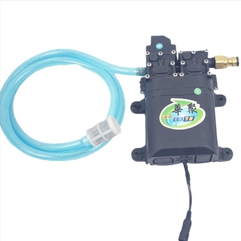 Портативен високонапорен автомобилен мияч с двойна помпа за домашна употреба; многофункционално устройство; дължина на водната тръба: 10