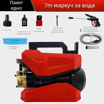 Jiepusen Нов измивач за кола с регулируемо налягане, преносим домашен високонапорен чистач