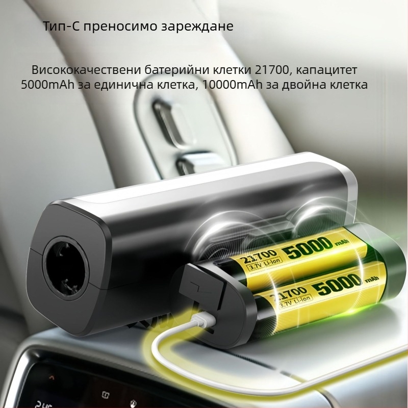 Безжичен високонапорен водоструен пистолет за автомобили (модел NJ-HE; артикул 1803; ABS корпус; нетно тегло 1,3 кг; поток 17A)