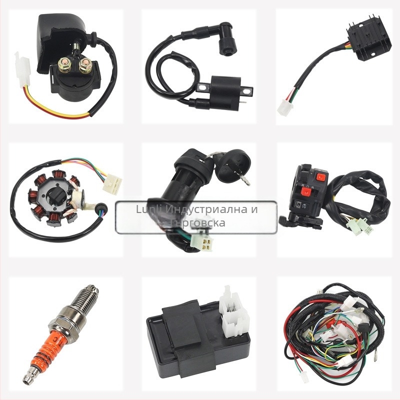 ATV жично окабеляване и комплект превключватели CG125/150/250cc - 12V