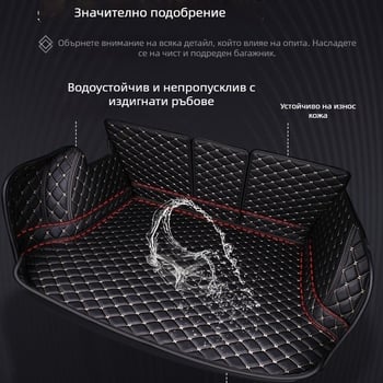 Кожена подложка за багажника с пълен обхват за Jeep SUV модели — Jiamai, персонализируема, петзвезден рейтинг.