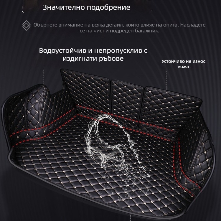 Кожена подложка за багажника с пълен обхват за Jeep SUV модели — Jiamai, персонализируема, петзвезден рейтинг.
