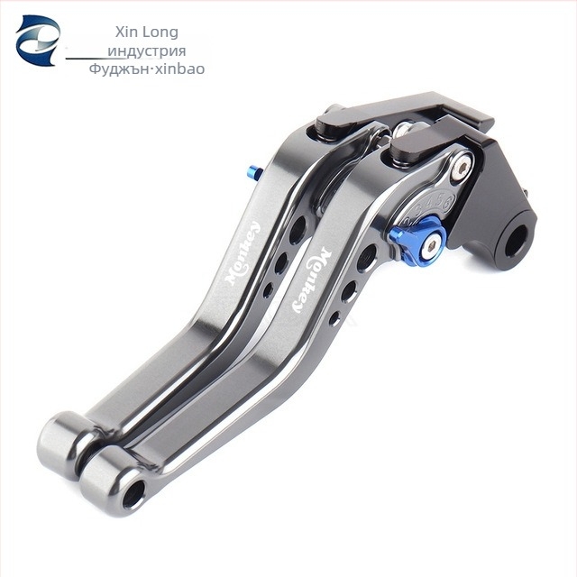 CNC модифицирана мотоциклетна къса лост за спирачка и лост за съединител с форма на рог за Honda Monkey Z125