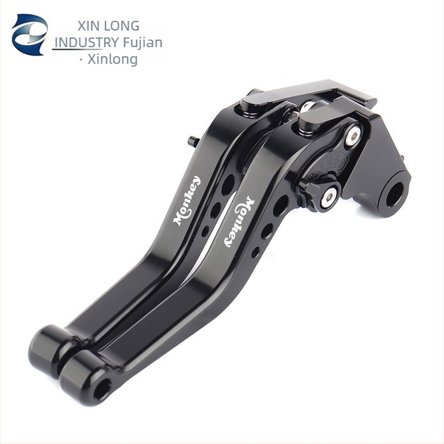 CNC модифицирана мотоциклетна къса лост за спирачка и лост за съединител с форма на рог за Honda Monkey Z125