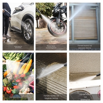 Високонапорен автомобилен измивач с помпа swash plate, 220V, 1400W, 75 bar, 8 L/min, модел YLQ4350C-B