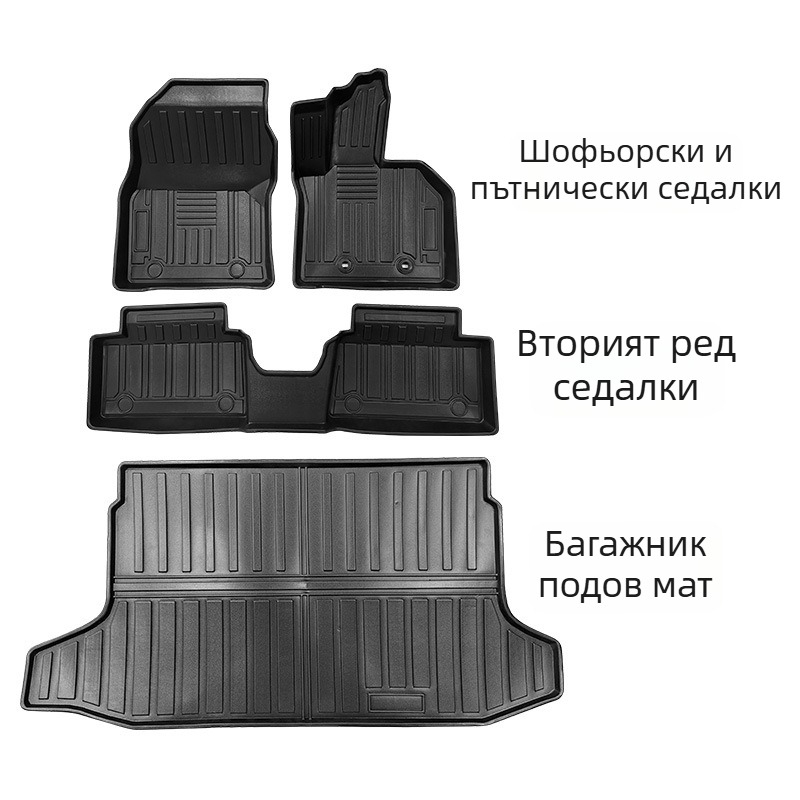 Резинови авто подложки за пода и багажника за Lexus LBX 2024+ (RHD) – водоустойчиви и износоустойчиви