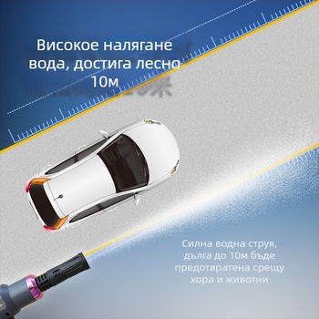 Безжичен автомобилен измивач с литиев батерия и високо налягане — ABS корпус, 21V, 260W, макс поток 8 L/min, макс налягане 50 Bar, модел RG-15