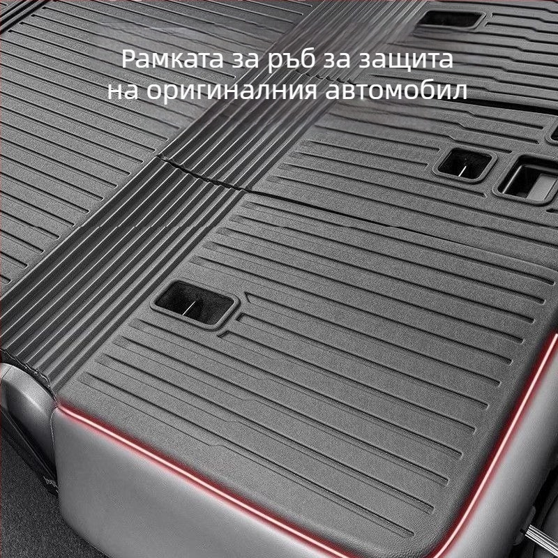 Tesla Model Y и Model 3 — интегрирана подложка за багажника с възглавничка за облегалката