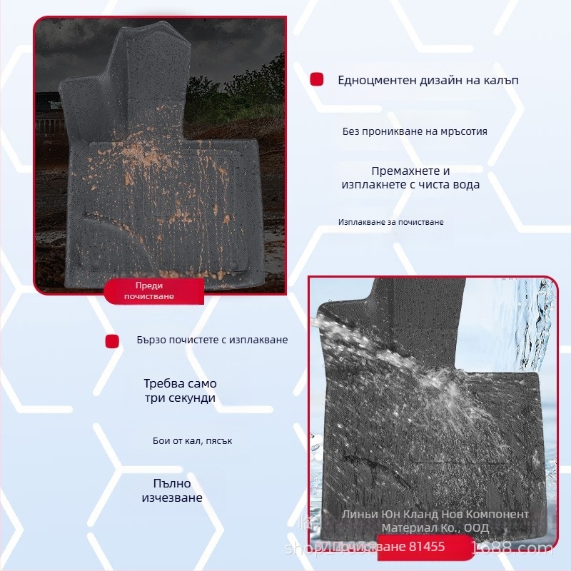 Автомобилни подложки за пода и багажник за Chery i-CAR V23 2025 — 3D дизайн, всесезонен XPE материал, лого отпечатано, Phyloris, персонализирани за конкретен модел